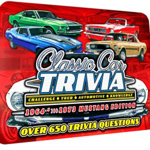 Classic Car Trivia (ClassicCarTrivia.com) - 1964.5-1973-Mustang-Edition Game Tin Lid - Promotional Image
